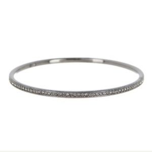 Nadri pave bangle, gunmetal